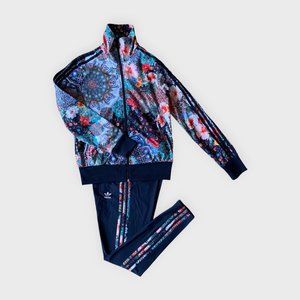 Adidas Track Suit - Floral (Size M)